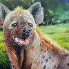 Spotted Hyena Wild Animal paint by numbers