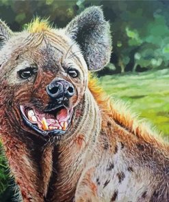 Spotted Hyena Wild Animal paint by numbers