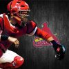 St Louis Cardinals Baseball Player paint by number