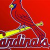 St Louis Cardinals Logo paint by number