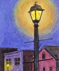 Street Light Art paint by number