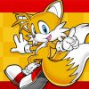 Tails The Fox paint by number