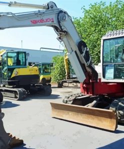 Takeuchi TB 180 paint by number