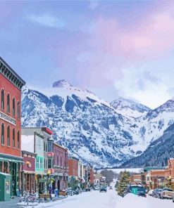 Telluride Town paint by number