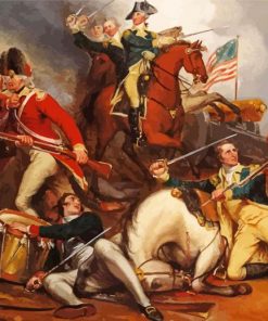 The Revolutionary War paint by number