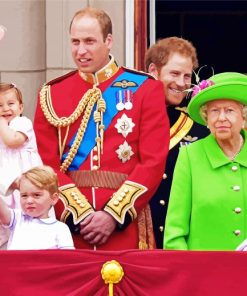 The Royal Family paint by number