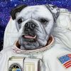 The Astronaut Dog paint by number