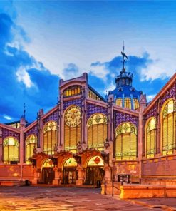 The Central Market Of Valencia paint by numbers