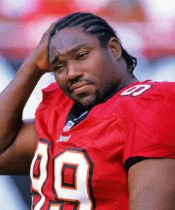 The Footballer Warren Sapp paint by number