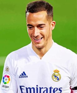 The Footballer Lucas Vazquez paint by number