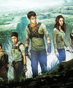 The Maze Runner Movie paint by number