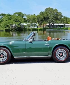 Triumph TR6 Car paint by number