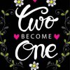 Two Become One Quote paint by number