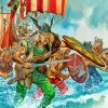 Vandals Vs Viking paint by numbers
