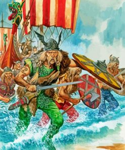 Vandals Vs Viking paint by numbers