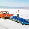 Vintage Bonneville Racing paint by number