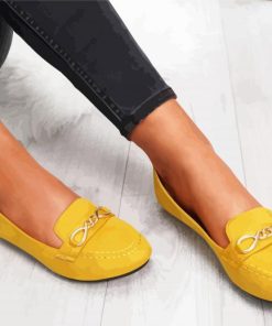Yellow Flat paint by number