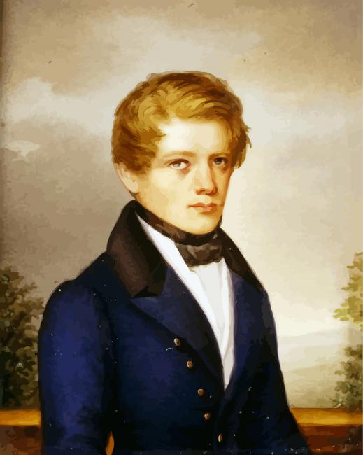 Young Otto Von Bismarck paint by numbers