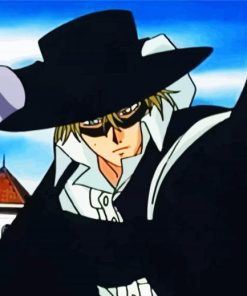 Zorro Anime paint by number