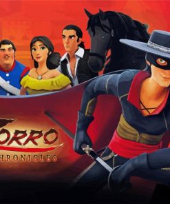 Zorro The Chronicles paint by numbers