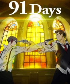 91 Days Poster paint by number