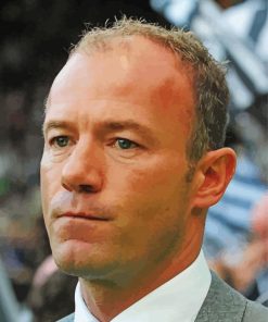 Alan Shearer Footballer paint by number