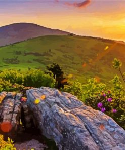 Appalachian Mountains Tennesse paint by number