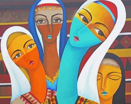 Arab Women paint by number