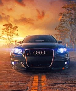 Audi A4 Car paint by number
