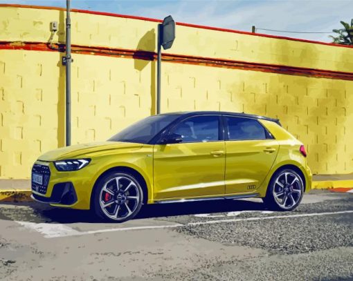 Audi A1 Sport paint by number