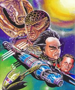 Babylon 5 Characters Art paint by number