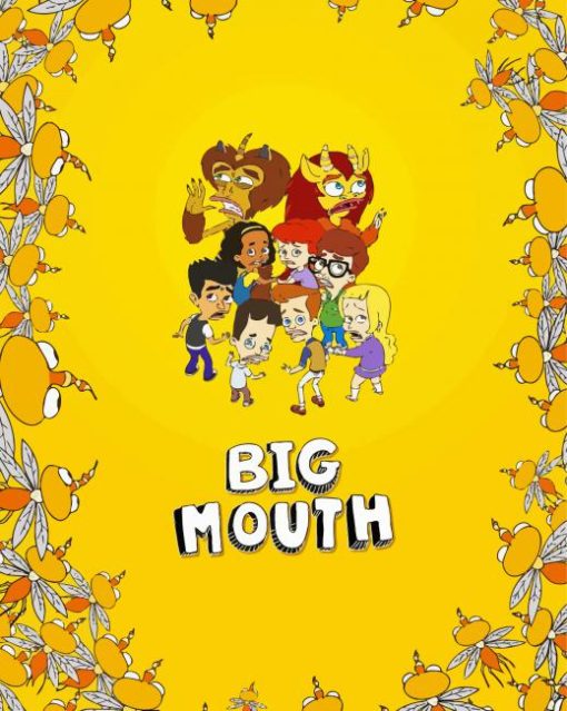 Big Mouth Animated Serie paint by number