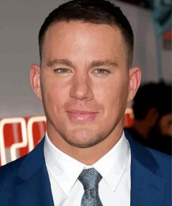 Channing Tatum Actor paint by number