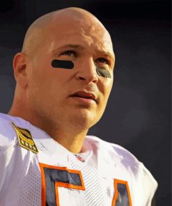 Brian Urlacher Player paint by number