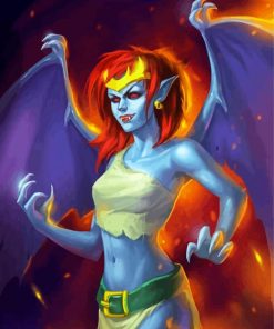 Demona Gargoyles paint by number