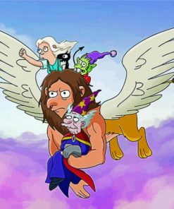 Disenchantment Characters paint by number