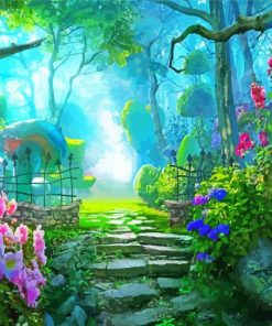 Flower Garden Art paint by number