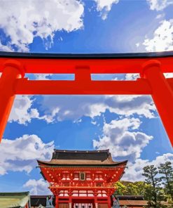 Fushimi Inari Taisha paint by number