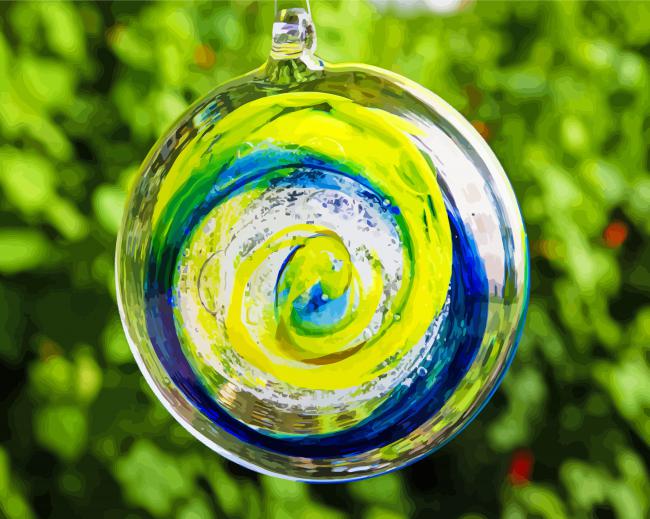 Glass Suncatcher paint by number