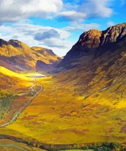 Glen Coe paint by number