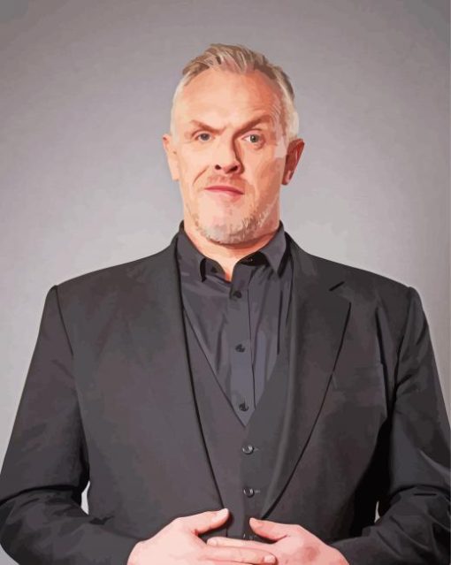 Greg Davies Actor paint by number