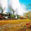 Gwr Train Art paint by number