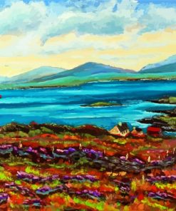 Irish Colorful Scene paint by number