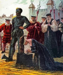 Lady Jane Grey Execution paint by number
