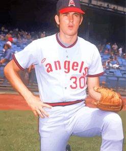 Lynn Nolan Ryan paint by number