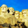 Mt Rushmore paint by number