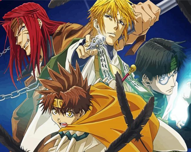 Saiyuki Manga Anime paint by number