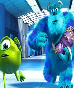 Sully And Mike paint by number