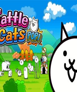 The Battle Cats Game paint by number