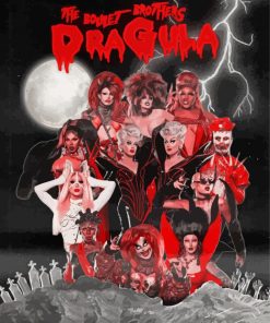 The Boulet Brothers Dragula Poster paint by number